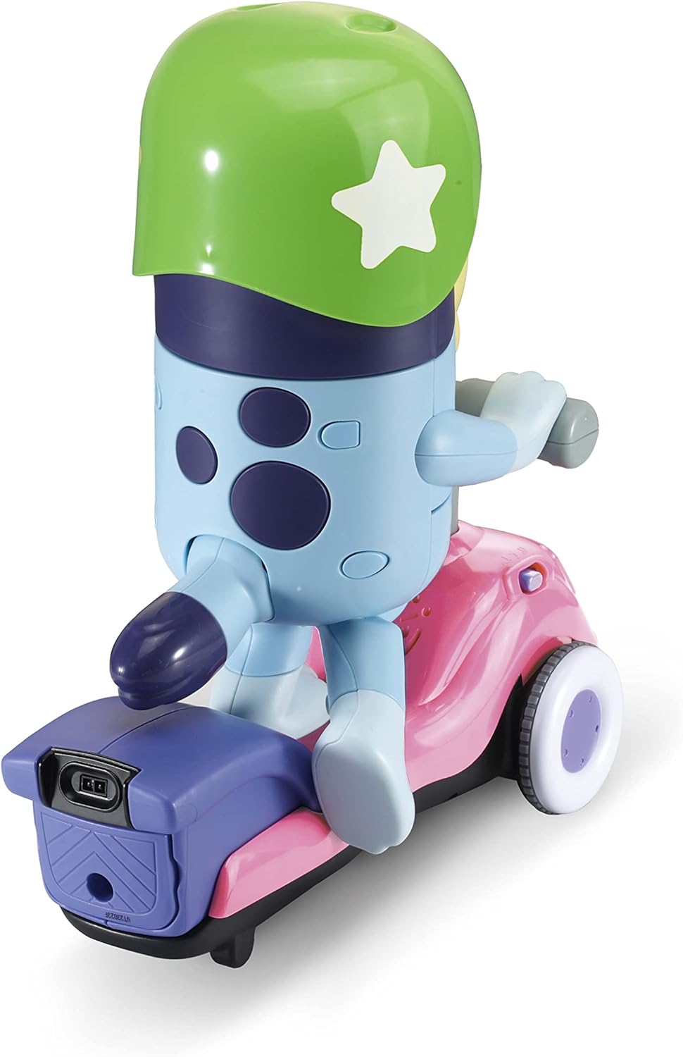 VTech Bluey Scooter Time Bluey, Interactive Toddler Toy with Music, Sounds and Phrases from the TV Show, Educational Play, Motor Skill Development, Dance and Copycat Games, Ideal Gift for Kids Ages 3-5 Plus, Blue