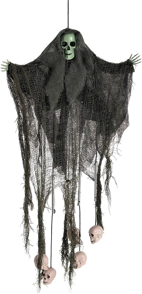 Mutated Forest Skull Windchime Hanging Decoration