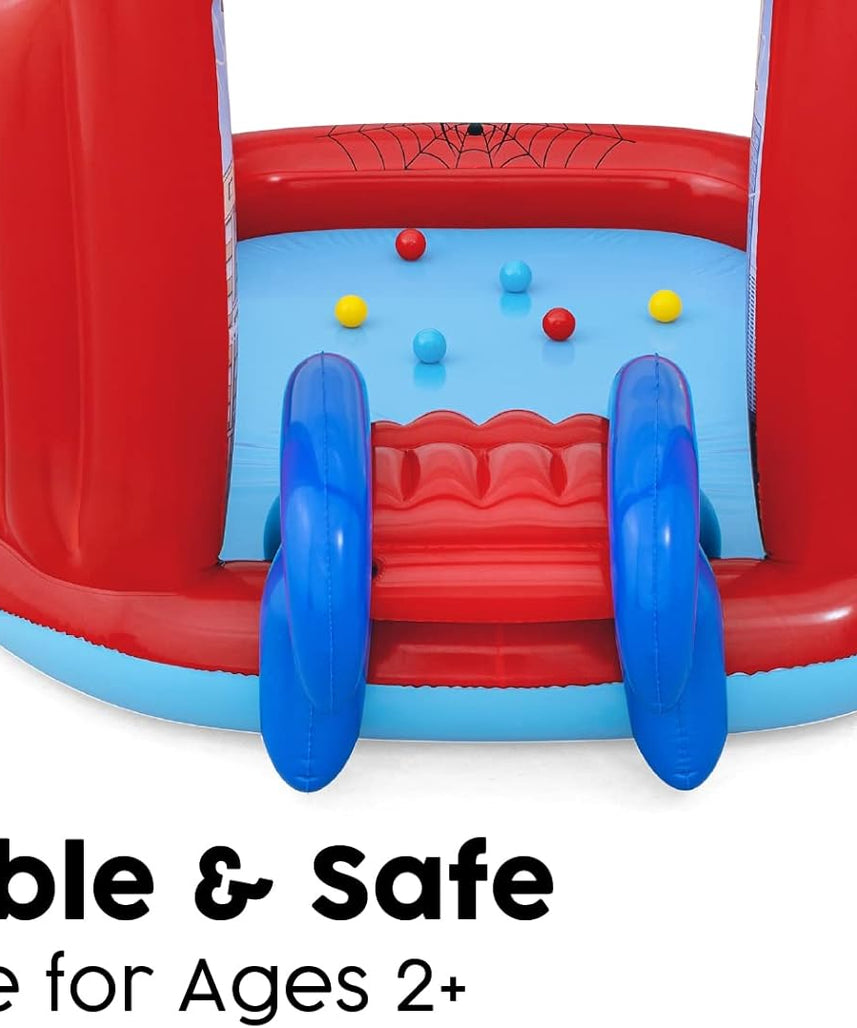 Bestway Spider-Man Splash Pad - Outdoor Kids Paddling Pool Sprinkler - Water Play Mat for Children Aged 2+
