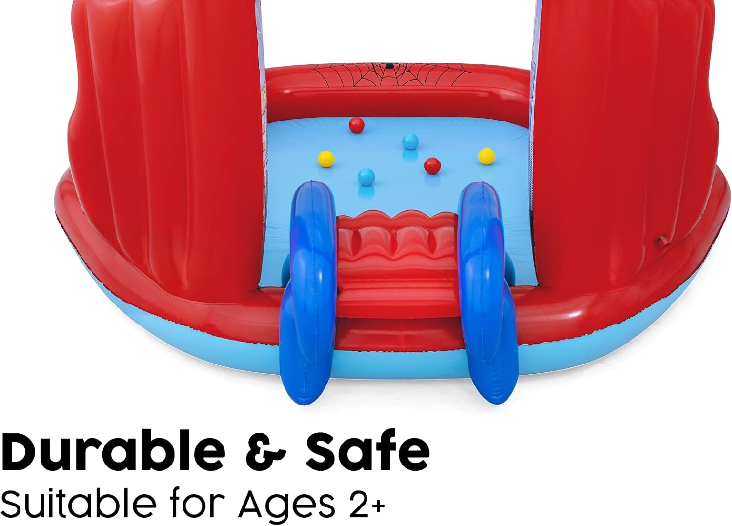 Bestway Spider-Man Splash Pad - Outdoor Kids Paddling Pool Sprinkler - Water Play Mat for Children Aged 2+