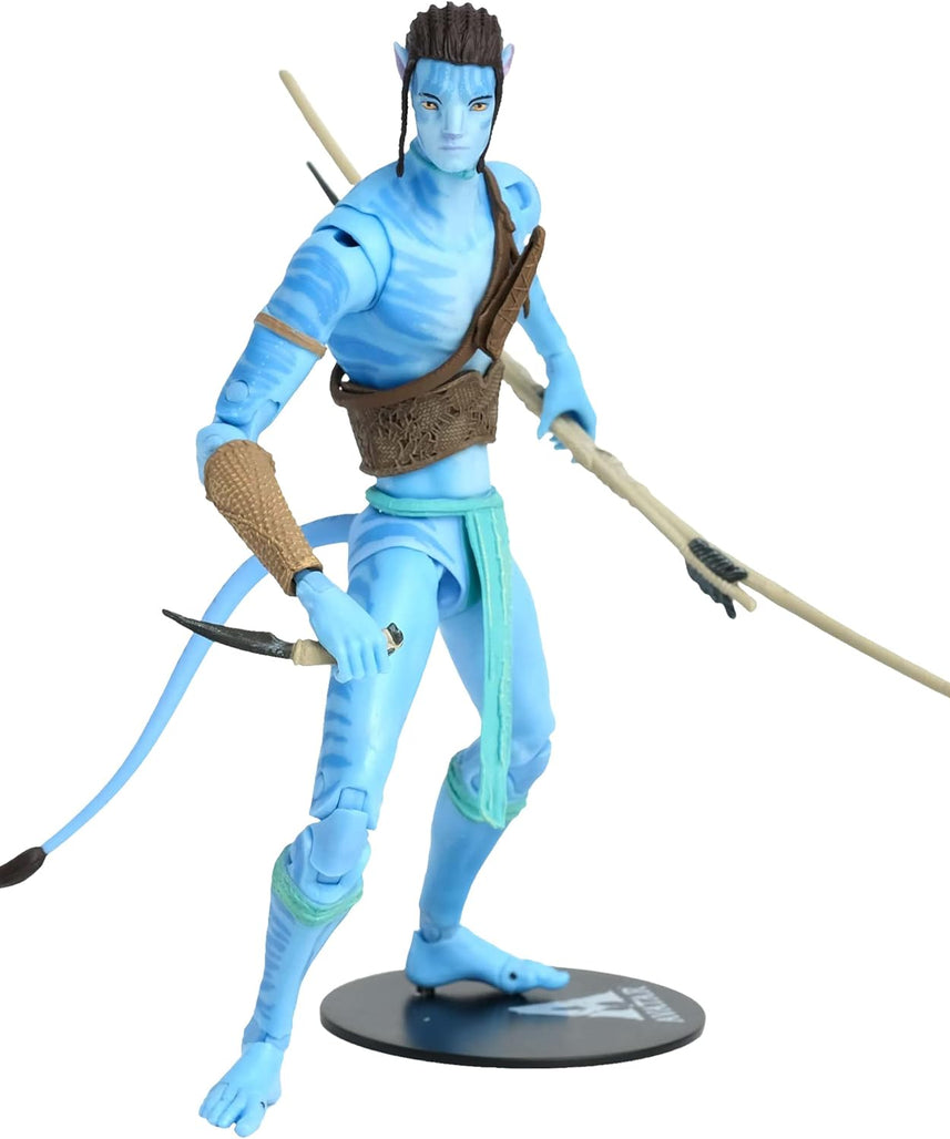 Disney Avatar 7-Inch Jake Sully Action Figure with Accessories, Premium McFarlane Movie Collectible