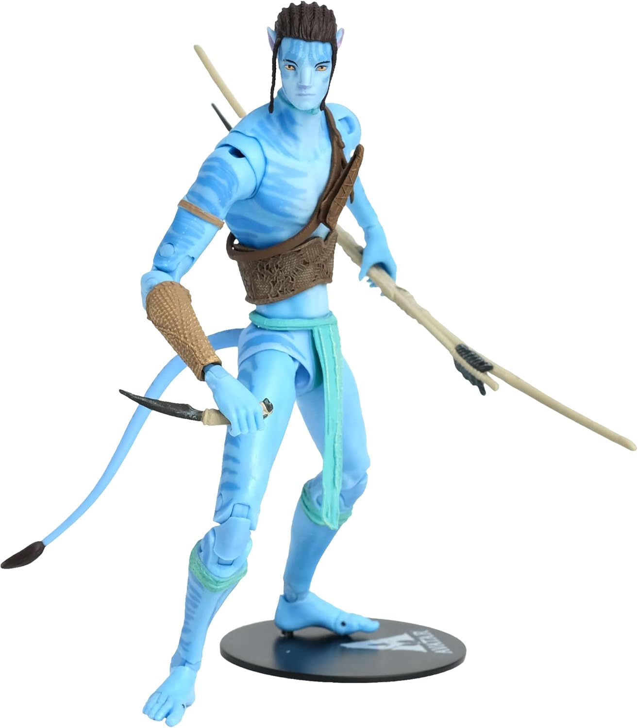 Disney Avatar 7-Inch Jake Sully Action Figure with Accessories, Premium McFarlane Movie Collectible