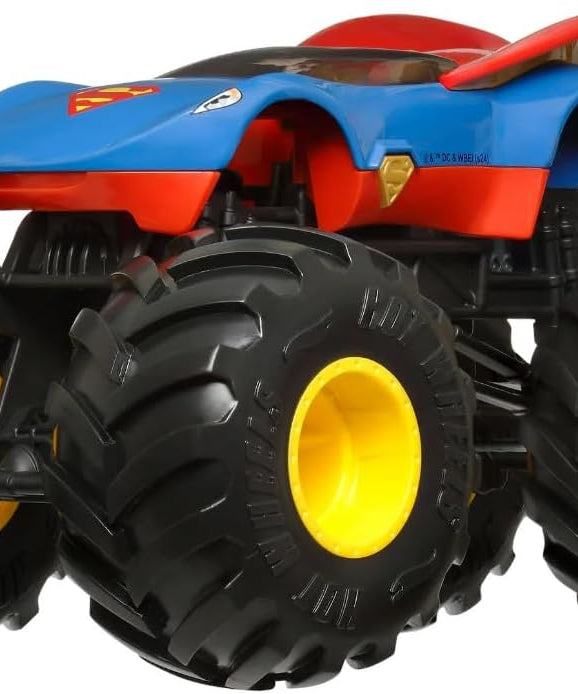 Hot Wheels Monster Trucks Superman Die-Cast Vehicle 1:24 JDR13