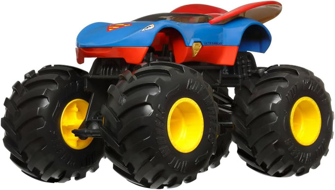 Hot Wheels Monster Trucks Superman Die-Cast Vehicle 1:24 JDR13