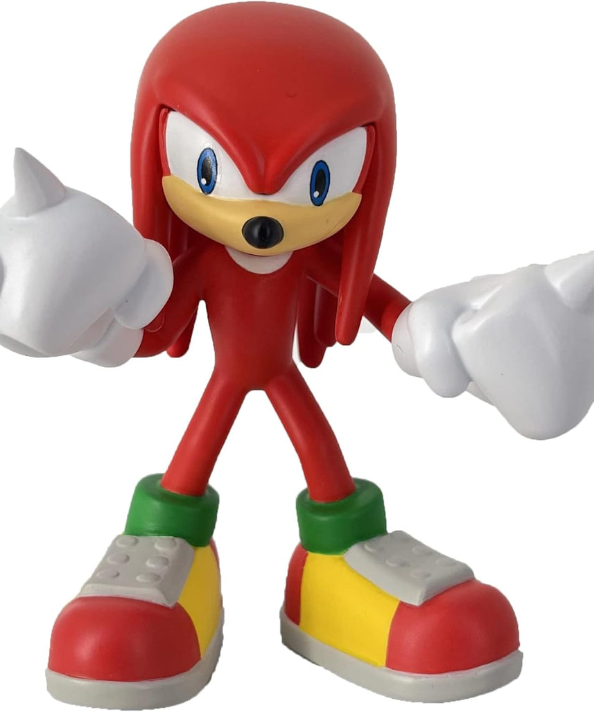 Comansi Sonic Figurines Gift Box 4-Piece Set, Miniature Figures of Sonic, Shadow, Knuckles, Tails, High-Quality Thermoplastic Plastic, Tabletop Collectible Toys, 6cm, Officially Licensed
