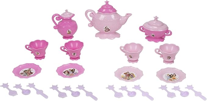 Disney Princess Dinnerware Set 26 Piece, Multicolor