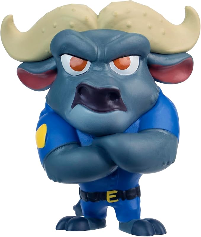 Disney Zootropolis 2 Figure 2-Pack - Chief Bogo with Mystery Figure, Official Zootopia 2 Movie Toys, Collectibles, Mystery Tails Figurines, Gift, Kids Toy, 4 Years+