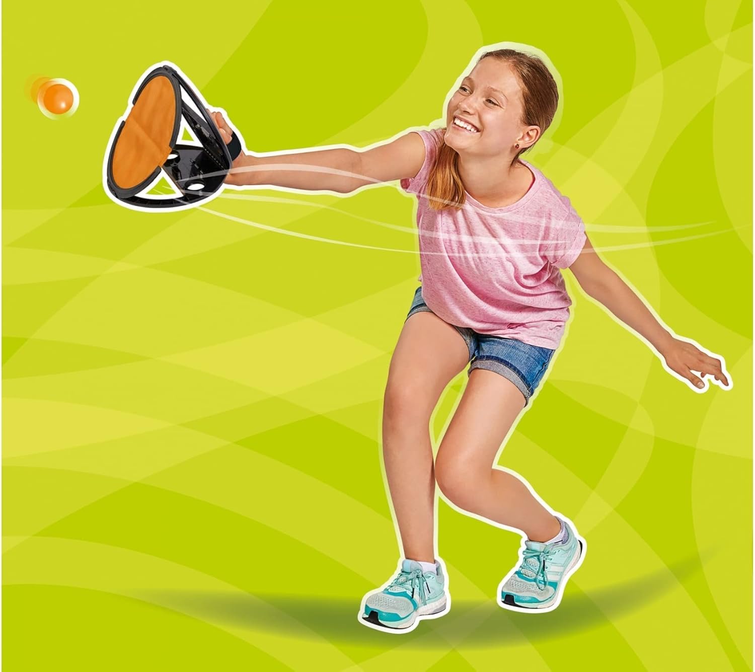 Simba Squap Catch Ball Game for Kids, Hand-Eye Coordination Outdoor & Indoor Skill Toy, Motor Skills Training Game, Ages 3+