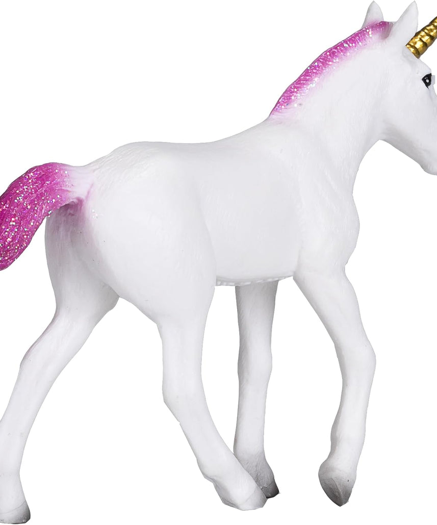 MOJO Unicorn Baby Toy Figure, Hand-Painted Fantasy Animal, Realistic Collectible Figurine, Educational Diorama Model, Ages 3+
