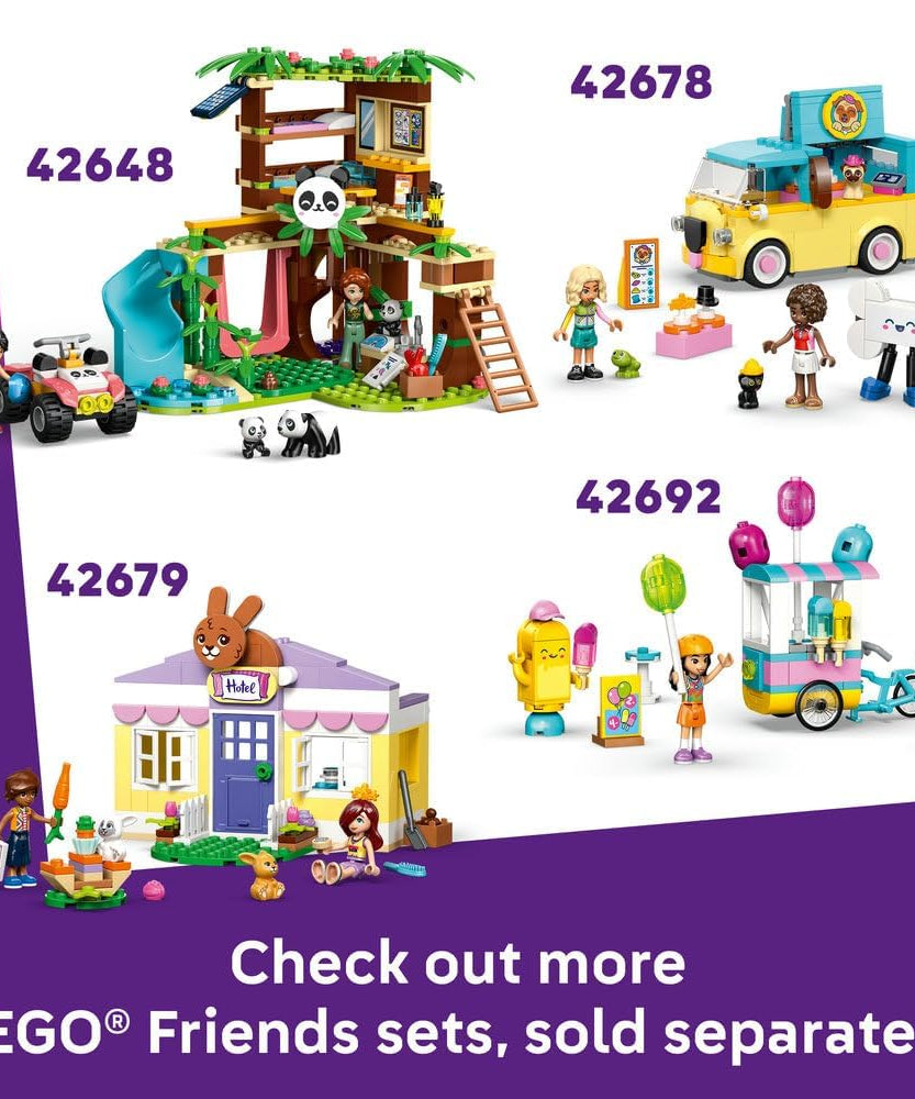 LEGO Friends Axolotl Adventure Boat Toy - incl. 2 Mini Dolls, 2 Cute Animal Figures, Plants, Flowers & Accessories - Birthday Gift for 5+ Year Old Girls - 42681