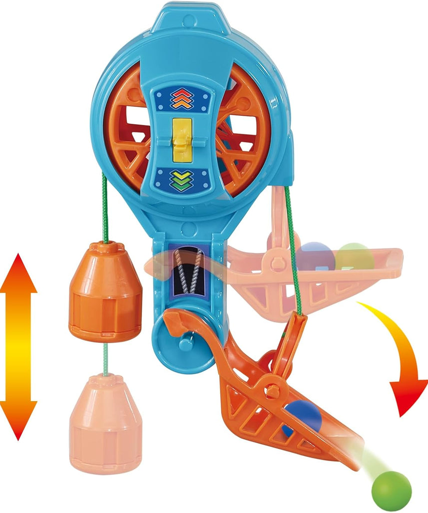 VTech Marble Rush Free Fall Vertical Set, Construction Set for Kids, 93 Building Pieces & 10 Marbles, Interactive Building Toy, Suitable for Ages 6, 7, 8+ Years, English Version