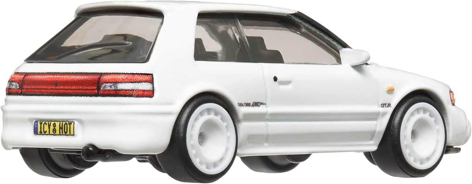 Hot Wheels Boulevard Mazda 323 GTR 1:64 Scale Die-Cast Car, White