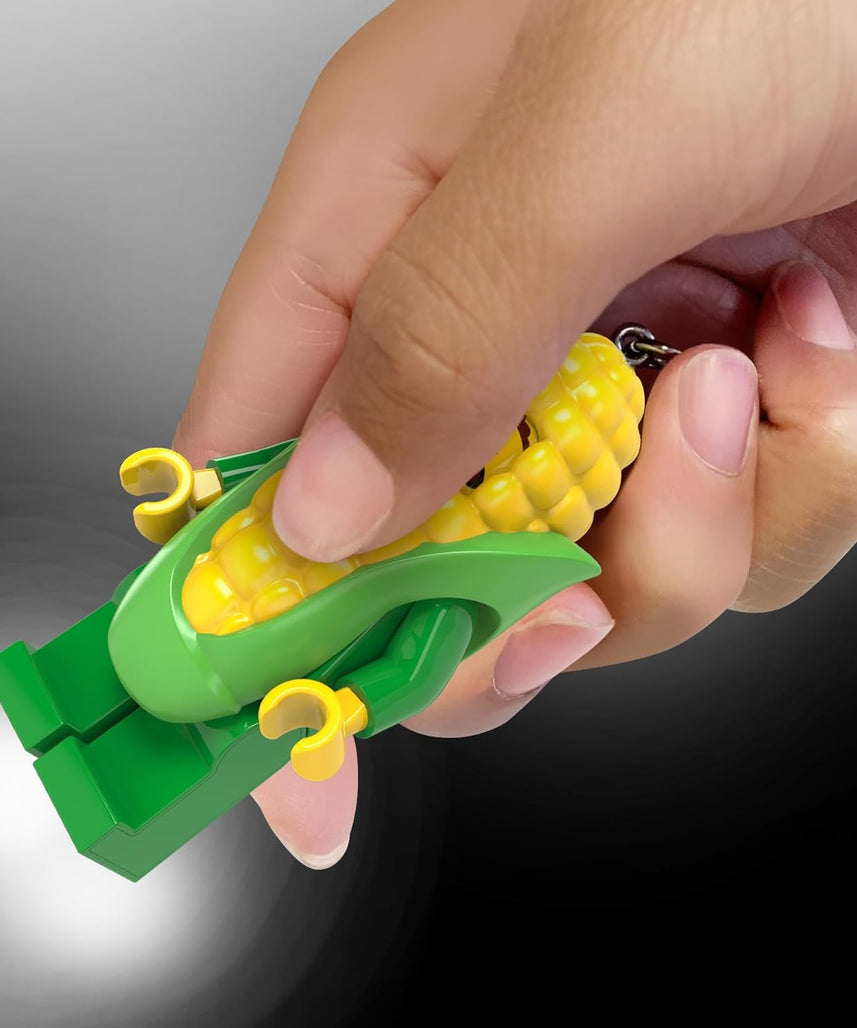 Lego Minifigures - Large 3 Inch Tall Figure Keychain Light - Corn Cob Guy (KE242H)