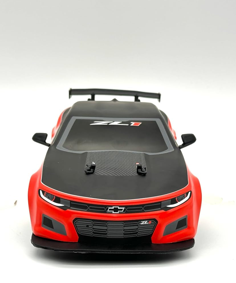 D-Power 1:16 Chevrolet Camaro ZL1 2021 RC Car, Vapor Exhaust Effect, 2.4GHz Remote Control, Rechargeable Battery, Ages 6+