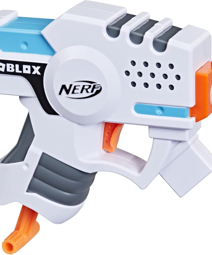 مسدس نيرف روبلوكس ستروسيد بوم سترايك دارت بلاستر، رمز المنتج الافتراضي الحصري، مسدس صغير الحجم ذو طلقة واحدة، يتضمن 2 سهم نيرف إيليت، متعدد الألوان
