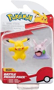 Pokemon Battle Figure Value 2-Inch & 3-Inch - Pikachu + Goomy