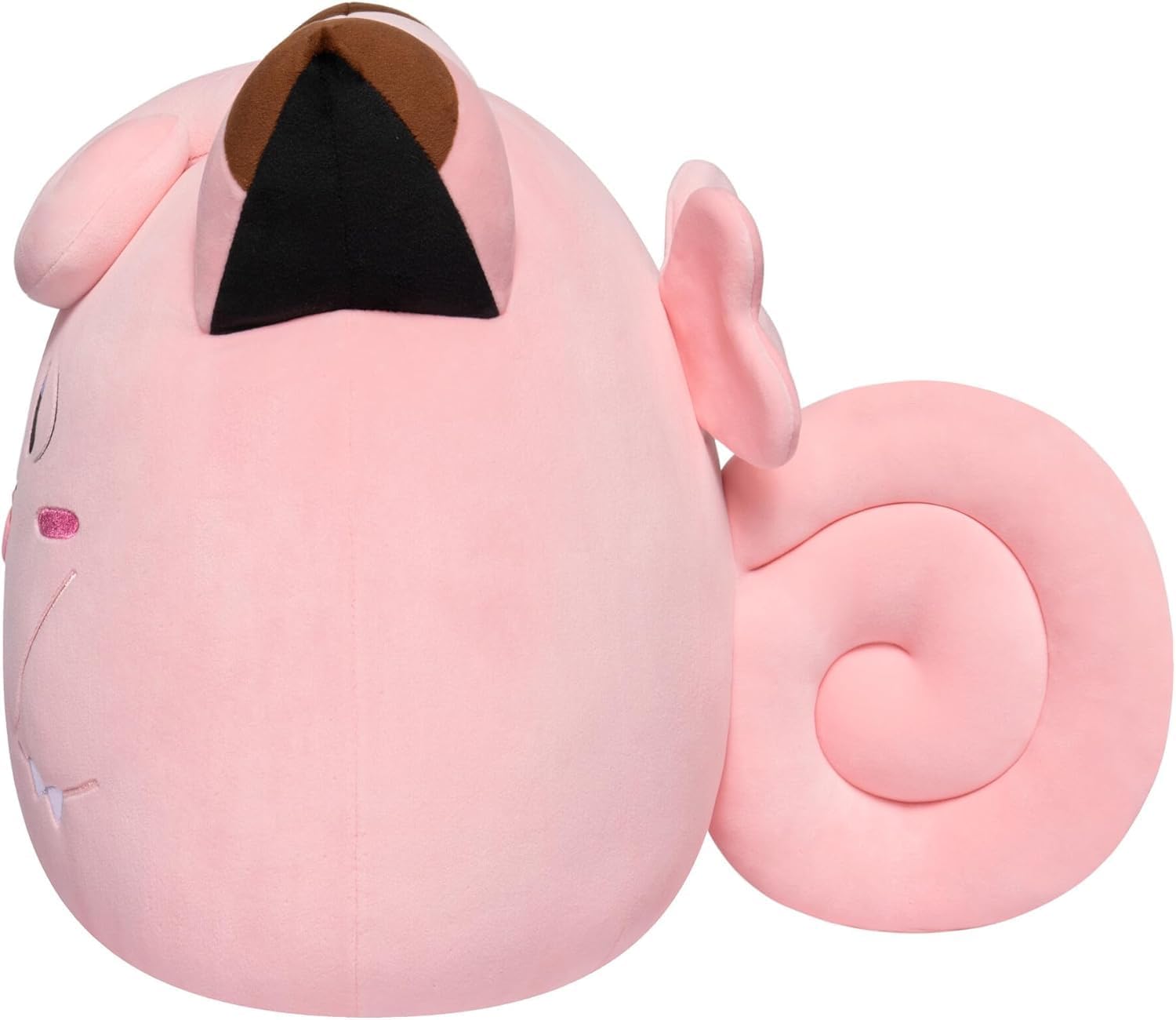 Pokemon Squishmallow Clefairy 10 Inch Plush Toy, Soft Stuffed Animal, Washable, Ages 3+