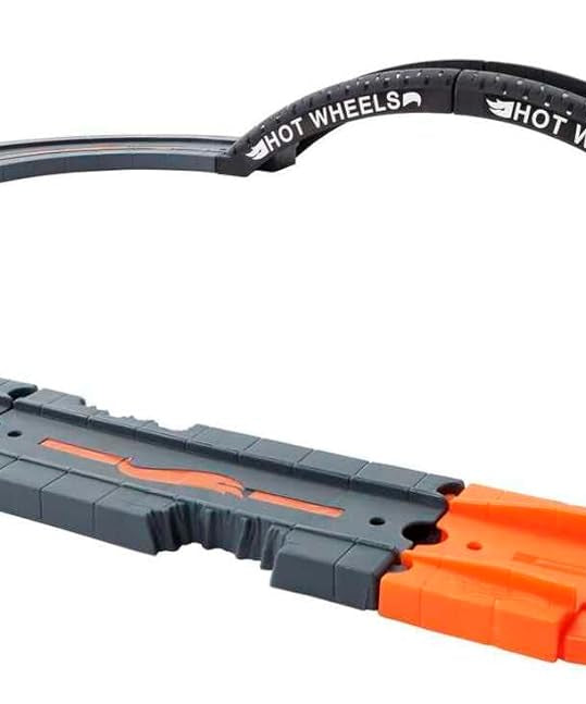 Hot Wheels City Track Pack, 10-Piece Set with 1 Die-Cast Car, Build, Race and Customize Your Hot Wheels World, Gift for Kids 4+