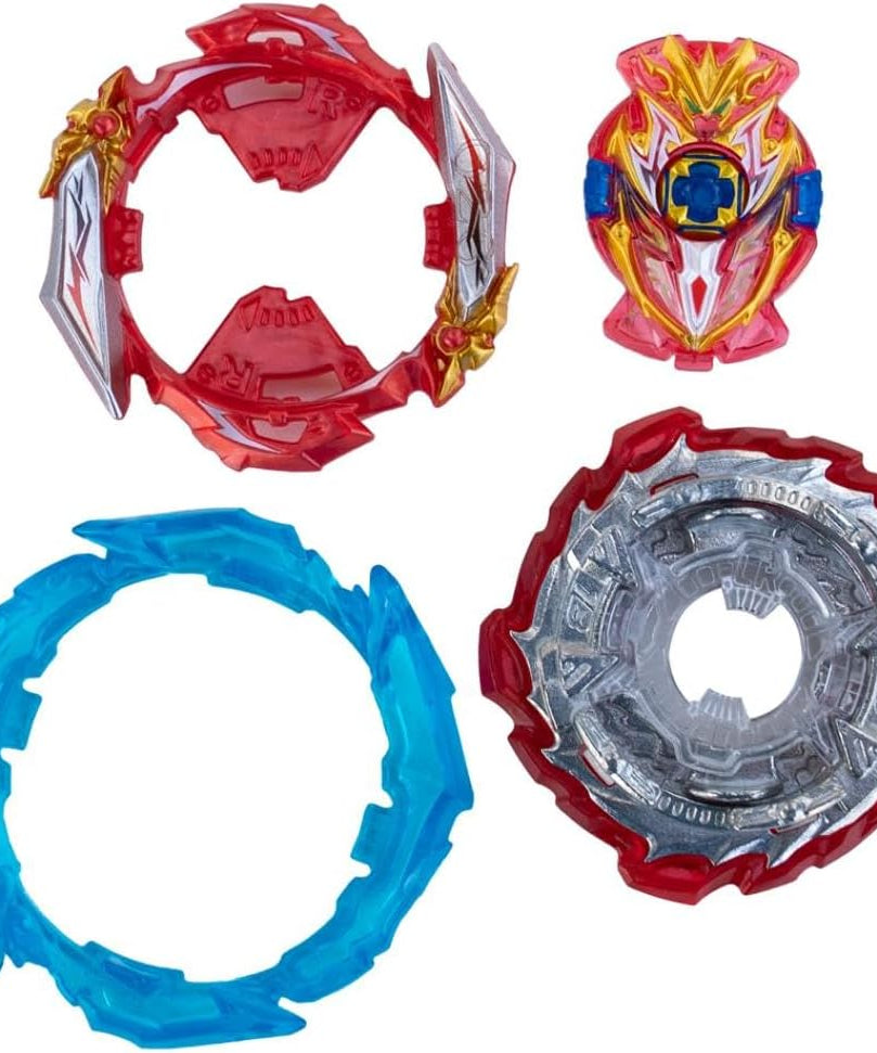 Beybattle Burst Takara Tomy – The Original Beyblade Infinite Achilles S, Dual-Spin Performance Tip, Ages 8+