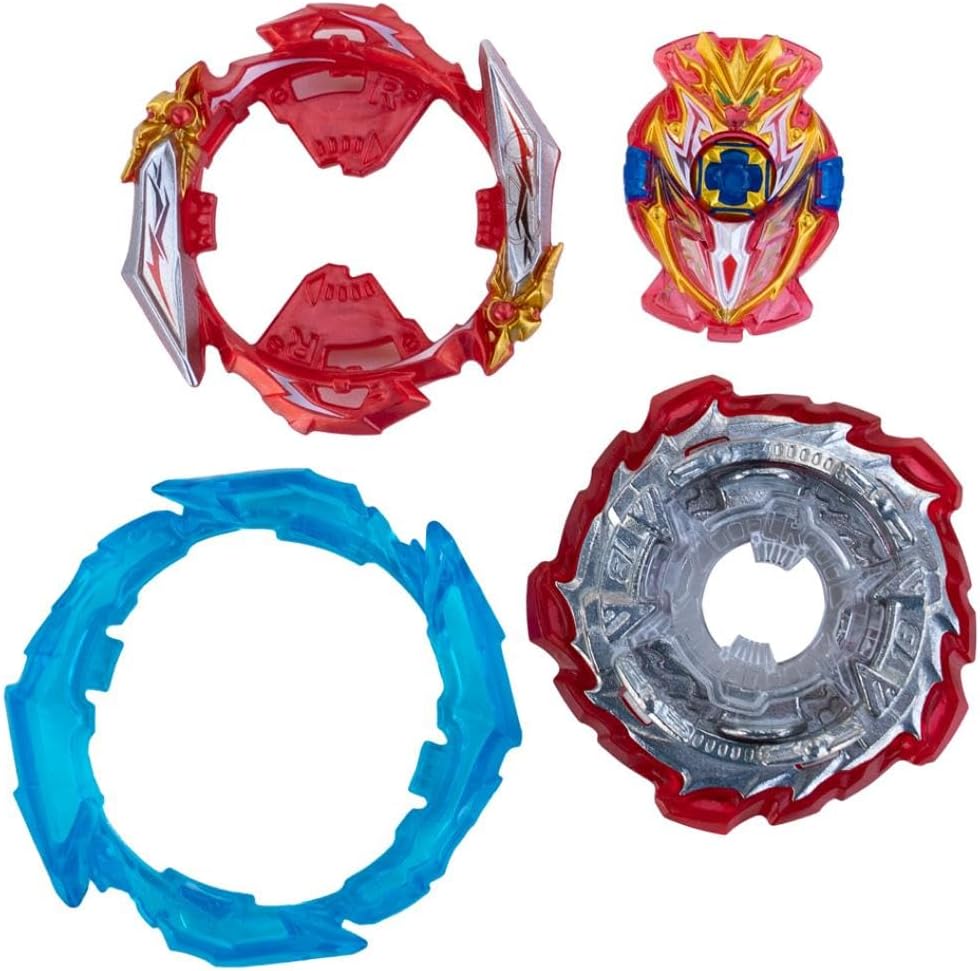 Beybattle Burst Takara Tomy – The Original Beyblade Infinite Achilles S, Dual-Spin Performance Tip, Ages 8+