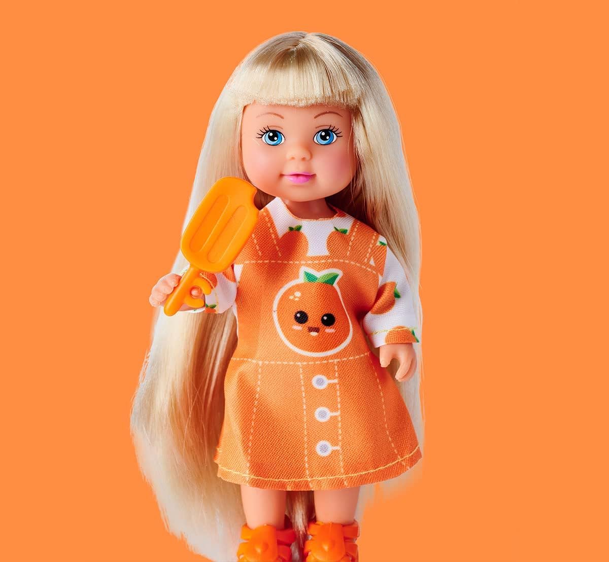 Simba Evi Love Fruity Ice Mini Doll, Cute Dress with Matching Fruit Ice Cream, 12 cm Doll, Random Assortment, Collectible Toy, Kids Gift, Ages 3+