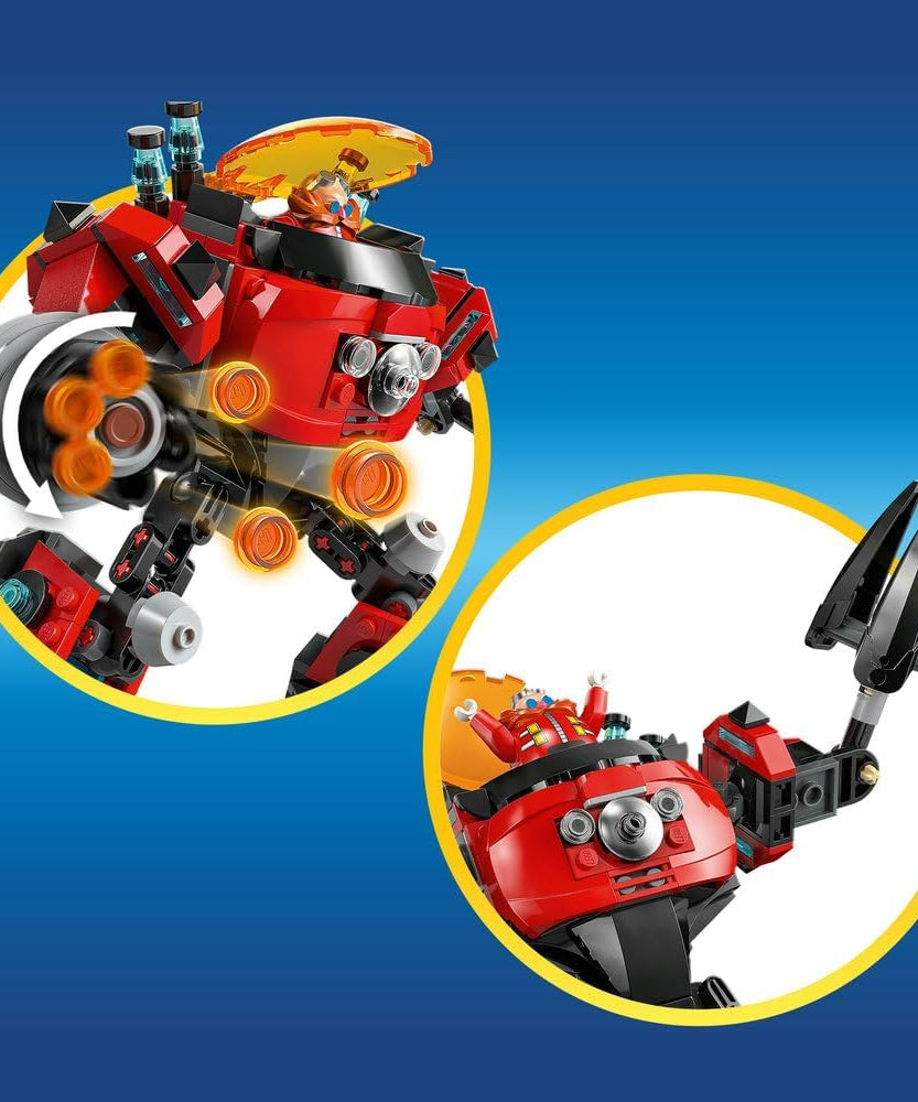 LEGO Sonic 77005 Knuckles vs Dr. Eggman Egg Walker Battle Set for Kids 8+