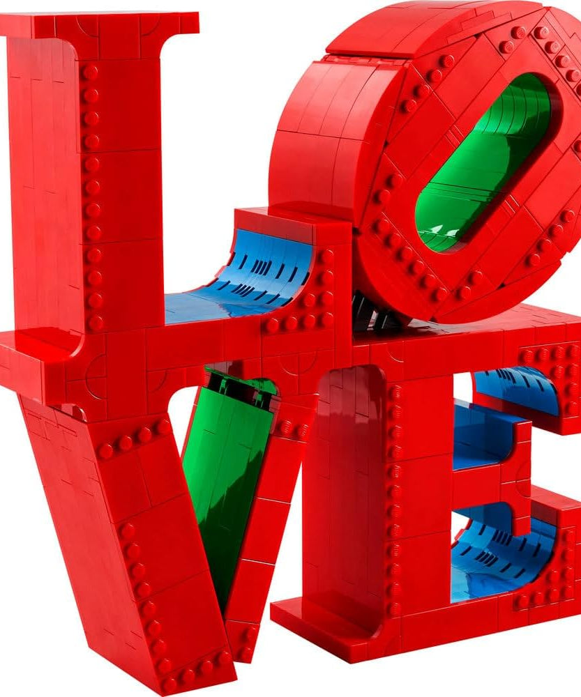 LEGO Art LOVE Building Set - Sculpture Model Kit for Adults to Build - Home Office Decor Piece - DIY Gift for Women & Men - Valentine's Day Treat - 31214