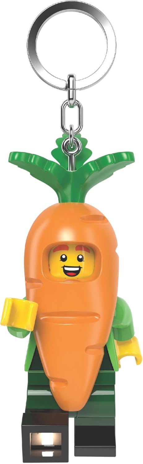 LEGO Minifigures - Large 3 Inch Tall Keychain Light - Carrot Mascot (KE239H)