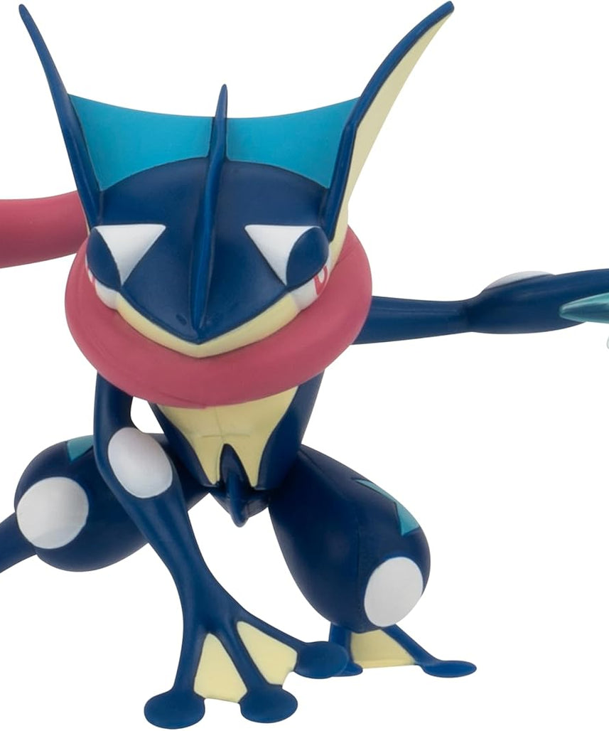 Pokemon Greninja Figures, Detailed Official Figures, Deluxe Action, Battle Ready, Action Figurines, Collectibles, Display Toys for Boys, Battle Feature Figures