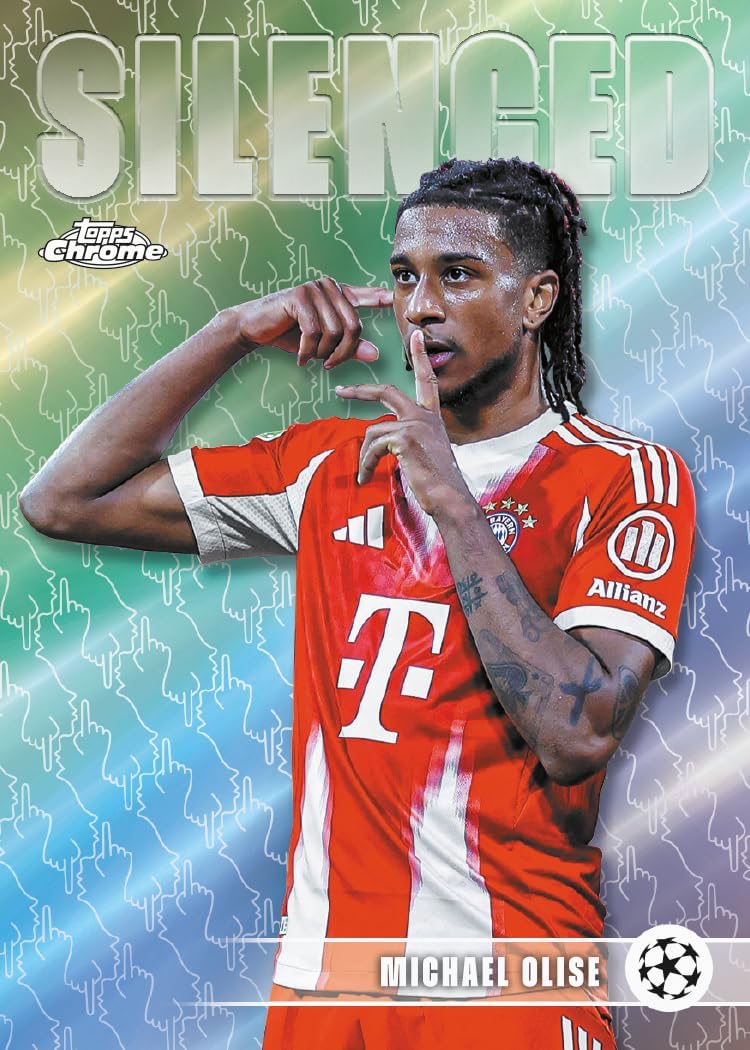 Topps Chrome UEFA Club Competitions 2025/26 Value Box Football Trading Cards | 7 Packs, Exclusive Raywave Parallels, Rookie Cards & Autograph Chase Cards