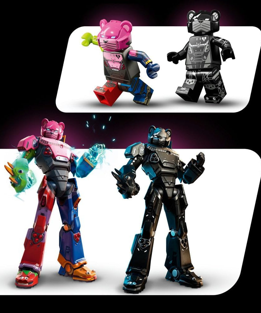 LEGO Fortnite Mecha Team Leader Figure - Display Model Kit incl. a Sword & a Minifigure - Collectible Gift for Adult Video Gaming Fans - 77078
