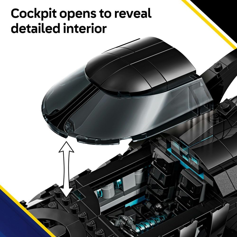 LEGO DC Batman Forever Batmobile - Super Hero Car Toy with a Minifigure - incl. an Opening Cockpit & Detailed Interior - Gift for 12+ Year Old Boys, Teenagers & Adult Fans - 76304