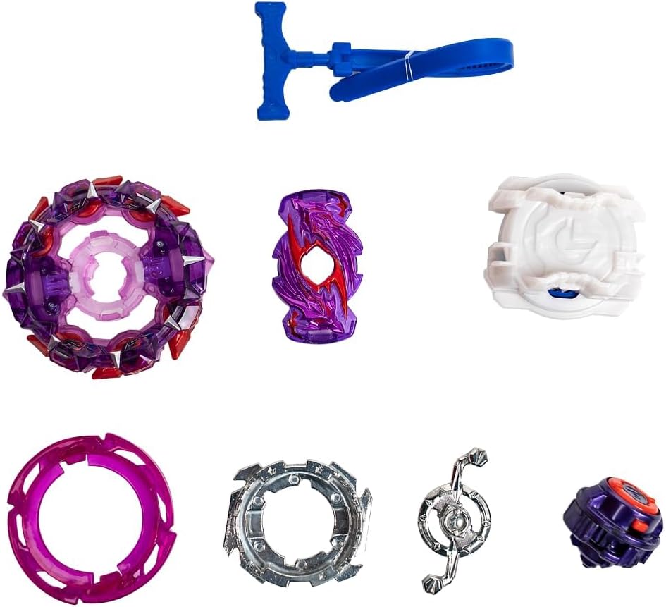 Takara Tomy Beyblade Burst Tact Luinor L5 Starter Set Left-Spin Balance Battling Top with Launcher and Ripcord for Kids and Collectors Ages 8 and Up