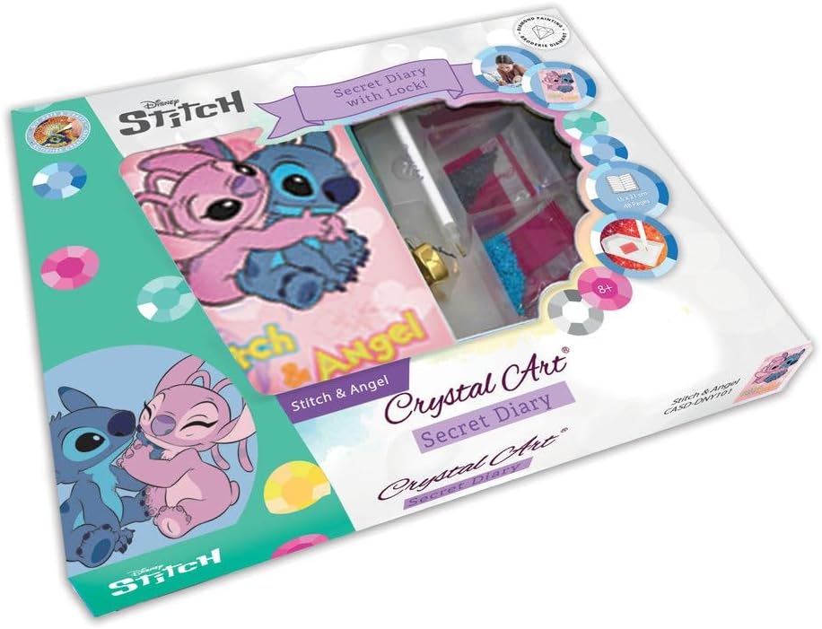 Stitch & Angel, Crystal Art Secret Diary