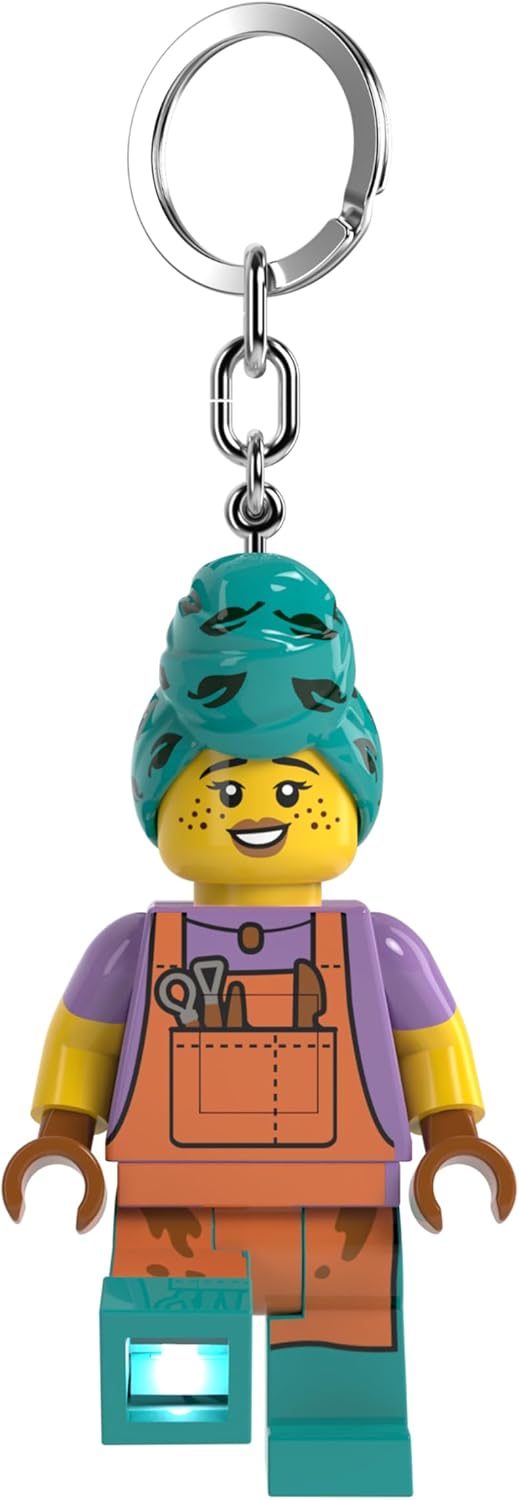 Lego IQ Minifigures Keychain Light_Ceramic Girl