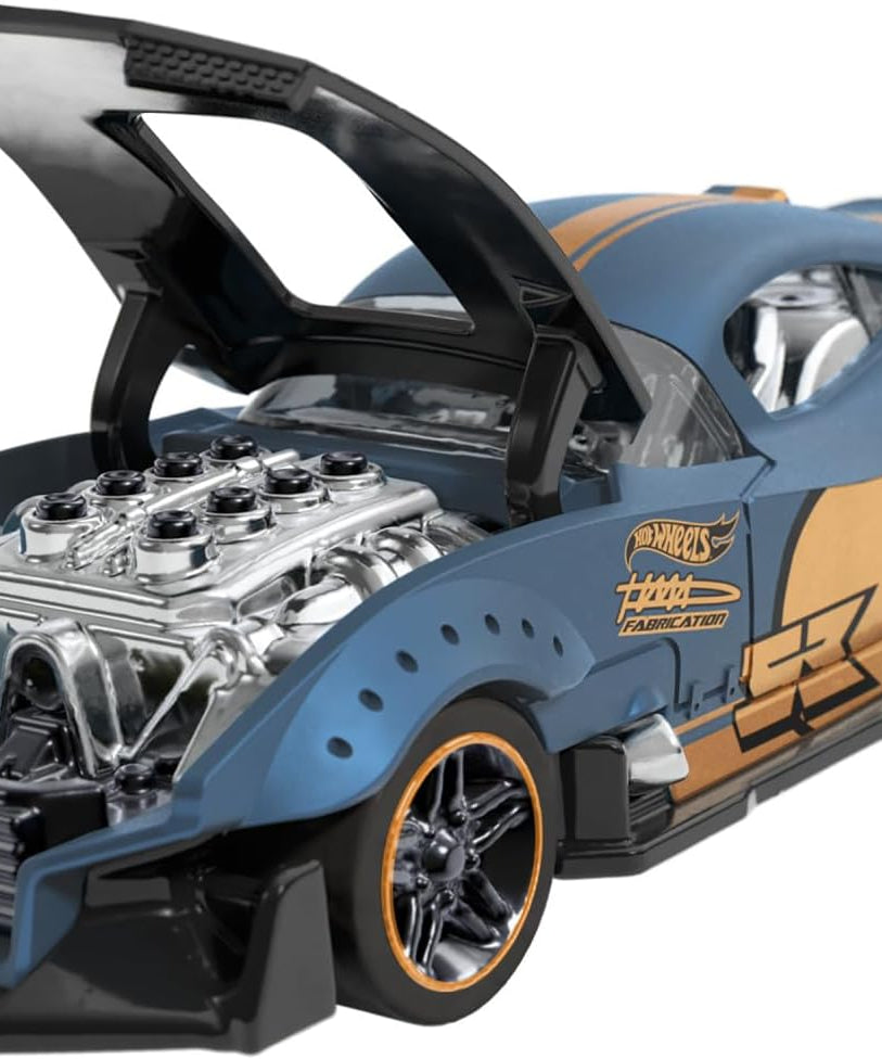 Hot Wheels Pull-Back Speeders 1:43 Scale Toy Car, Pull Back and Release for Instant Racing Fun