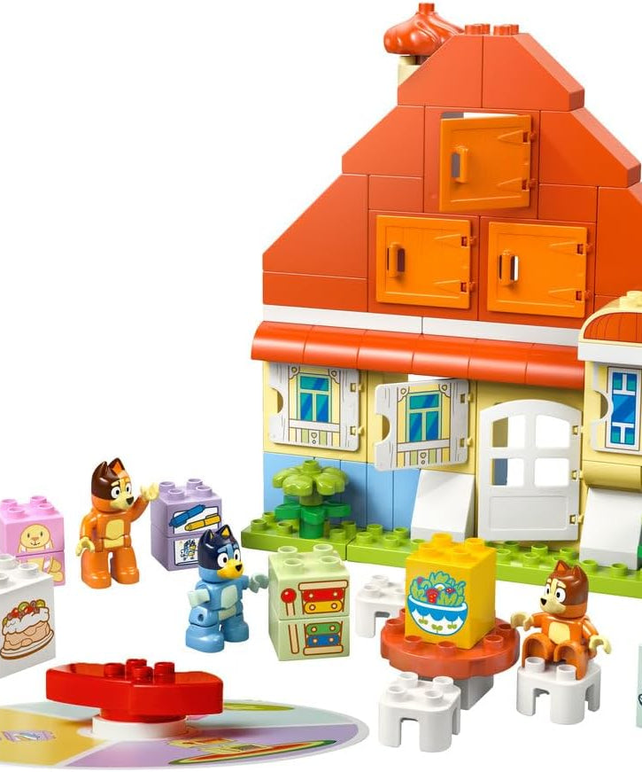 LEGO DUPLO Bluey: Bluey's Family House with Memory Game 10459