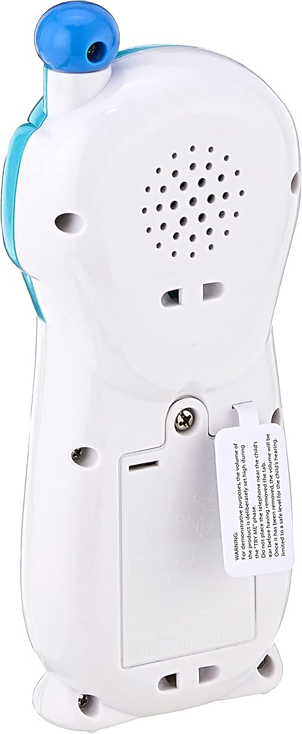 Winfun Light-Up Talking Phone Toy for Kids – Flashing Number Buttons, Interactive Learning, Pretend Play, Early Education for Toddlers and Preschoolers