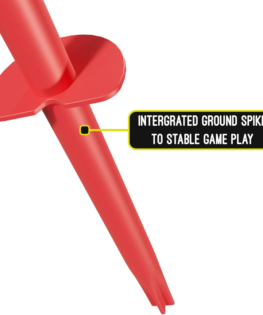 Mookie Swingball Classic with Championship Spiral Top and Real Tennis Ball, Outdoor Swing Tennis Game for Active Play, 5Y+ Years