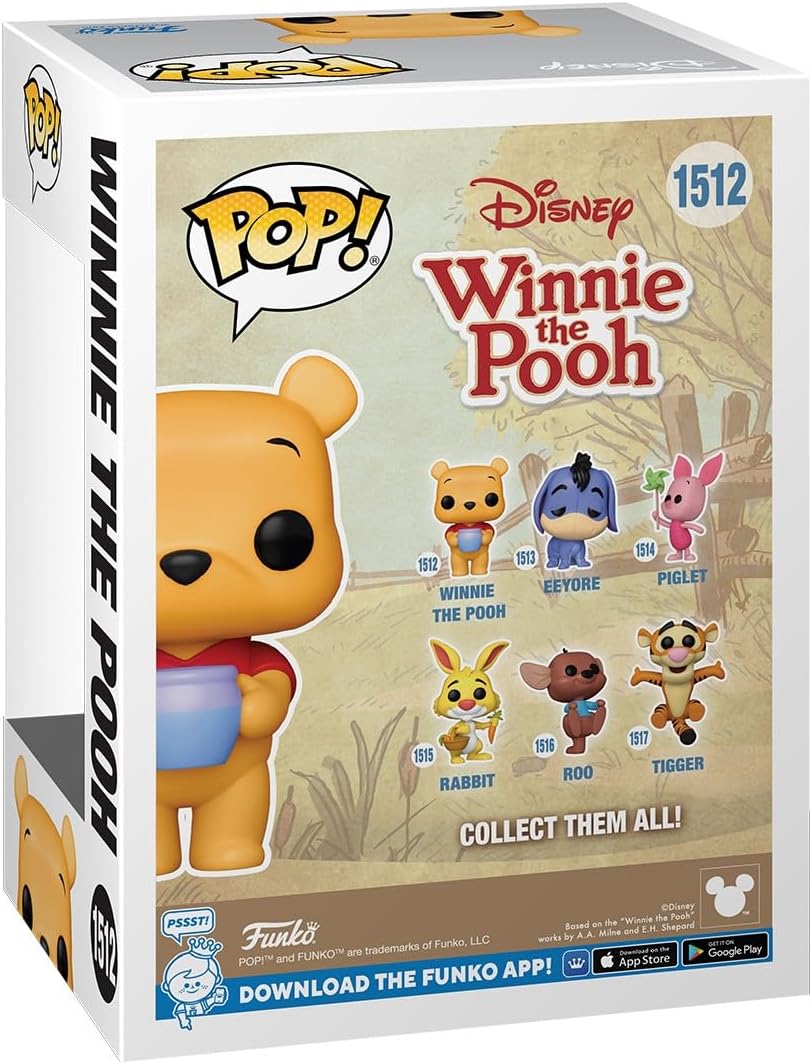 Funko Pop! Disney: WTP - Winnie the Pooh - Winnie the Pooh - Collectable Vinyl Figure - Gift Idea - Official Merchandise - Toys for Kids & Adults - TV Fans - Model Figure for Collectors and Display