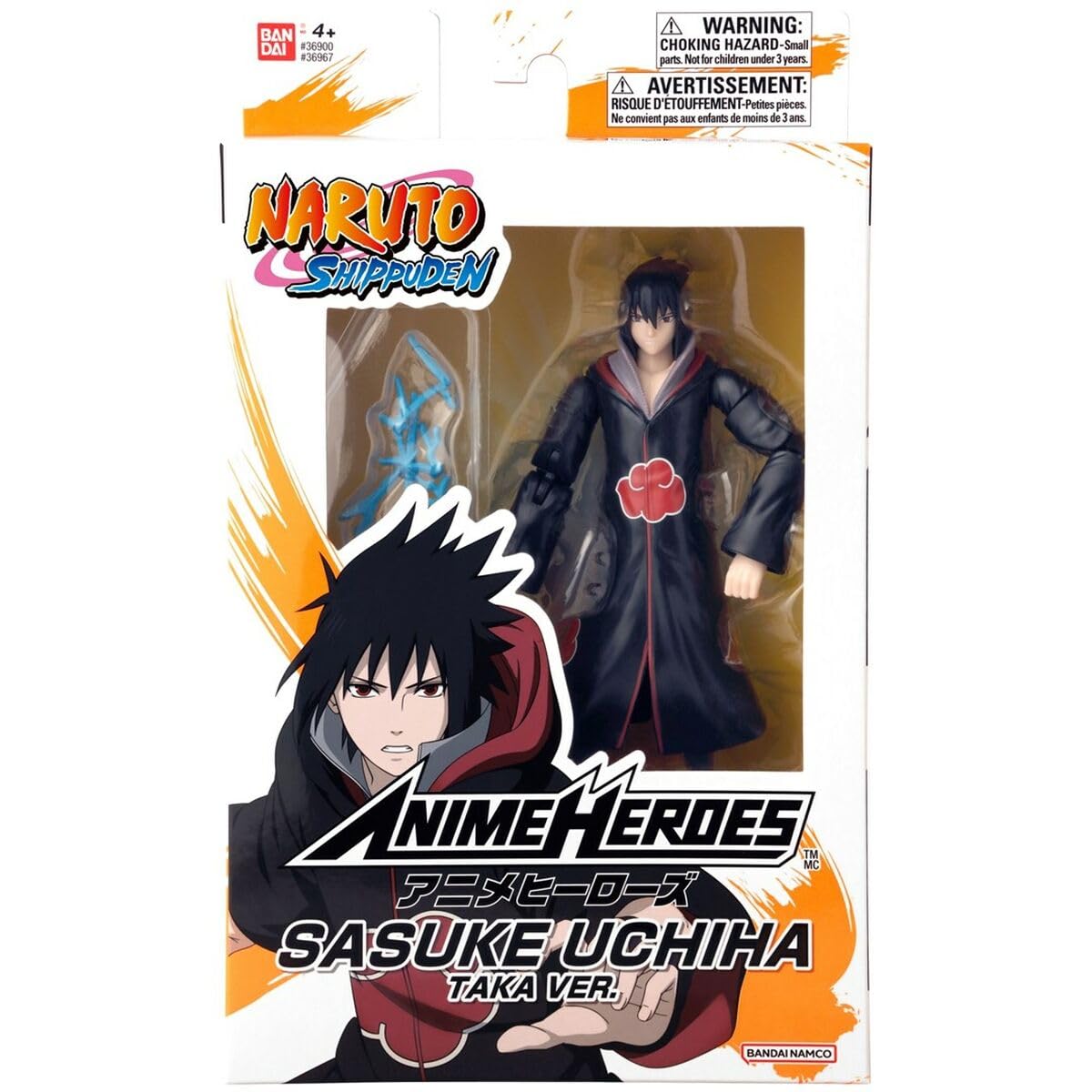 Ani Figurine Naruto - Sasuke Taka 12-Inches, Official Acton Figures, Articulated Figurines, Collectibles, 4 Years+