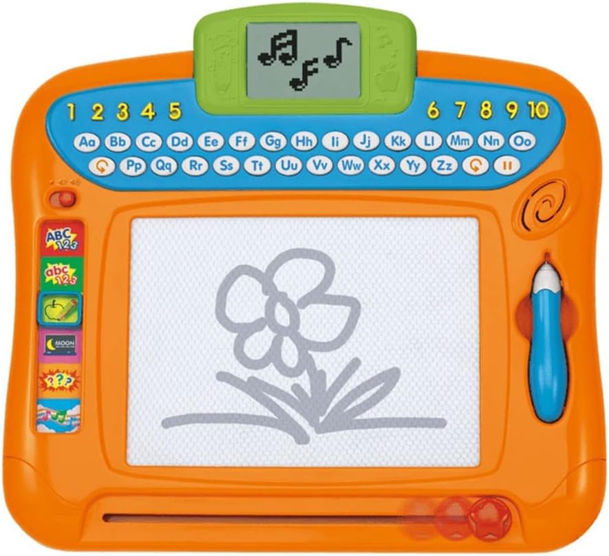 Winfun Write ’N Draw Learning Board | Educational toy Drawing Pad for Kids 2+ Years | Alphabet, Numbers & Spelling | Interactive Learning & Music Modes