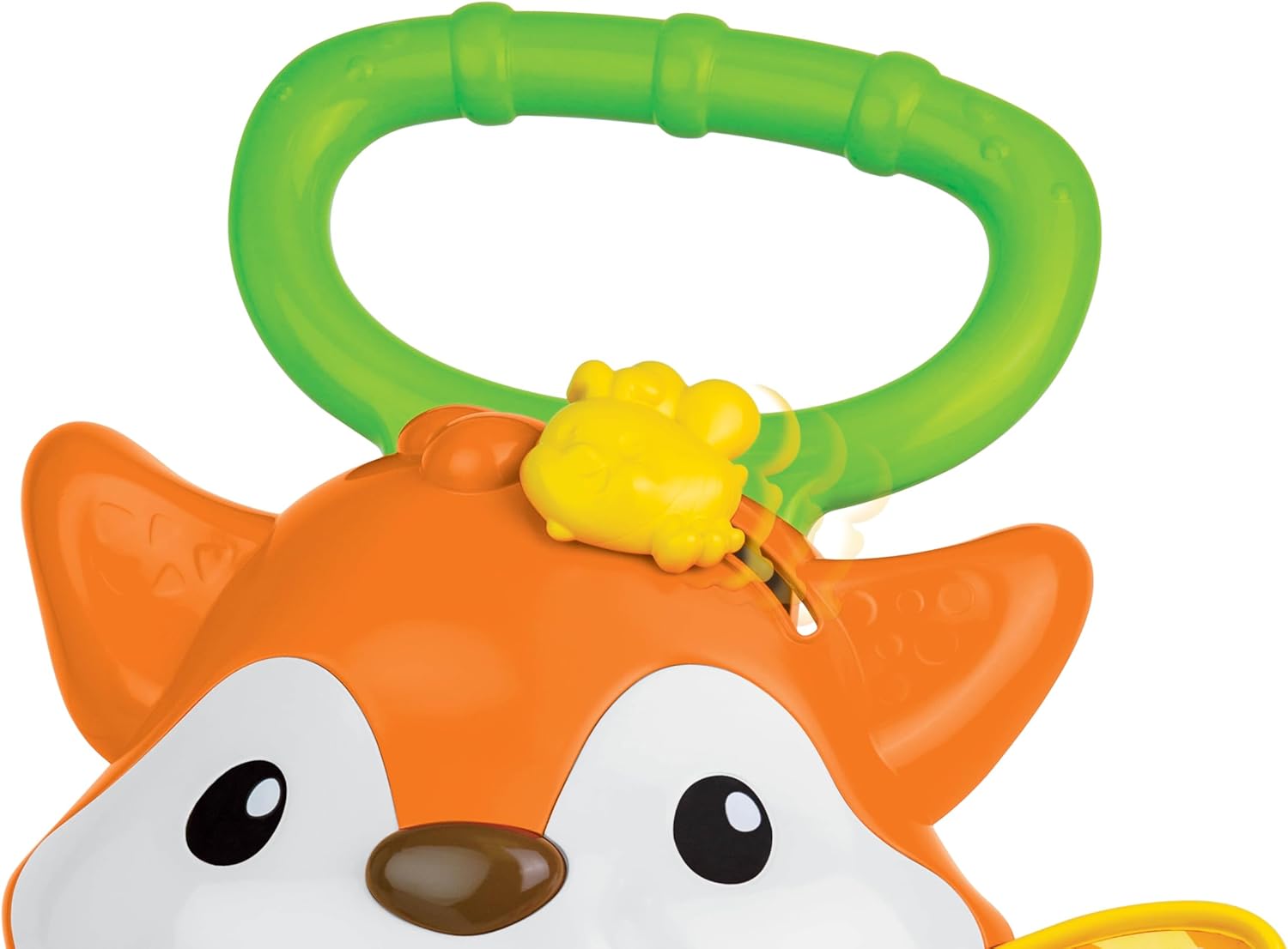 Winfun Grow-With-Me Fox Walker, 3-in-1 Ride-On + Baby Walker + Push Fox Toy , Light + Sound Developmental Activity Walker for Toddlers 12M+