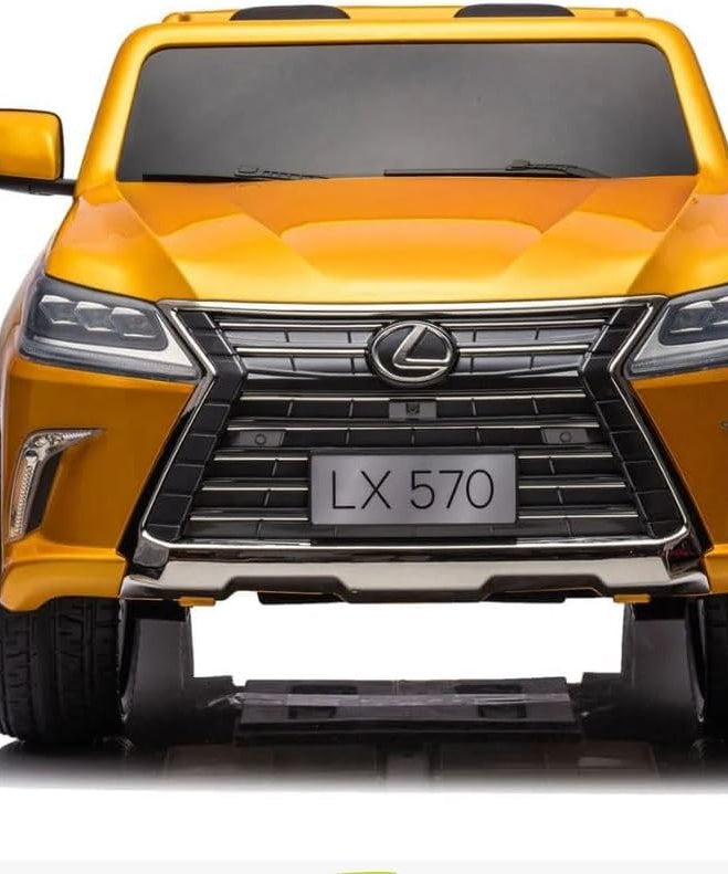 Lovely Baby Lexus LX570 SUV Ride-On Car for Kids, 3+ Years, Remote Control, LED Lights, Music, Openable Doors – Red, Gold, or Blue