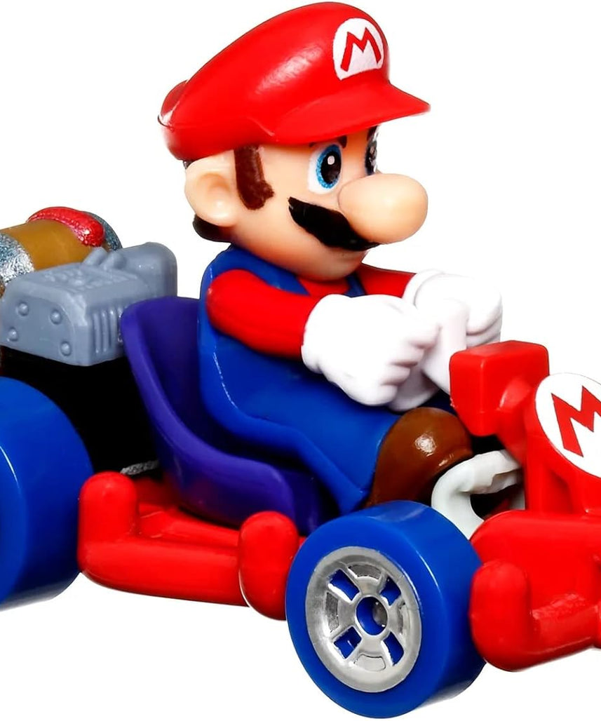 Hot Wheels DieCast Kart Mario Pipe Frame Super Mario Kart 1:64 Scale 2" Length