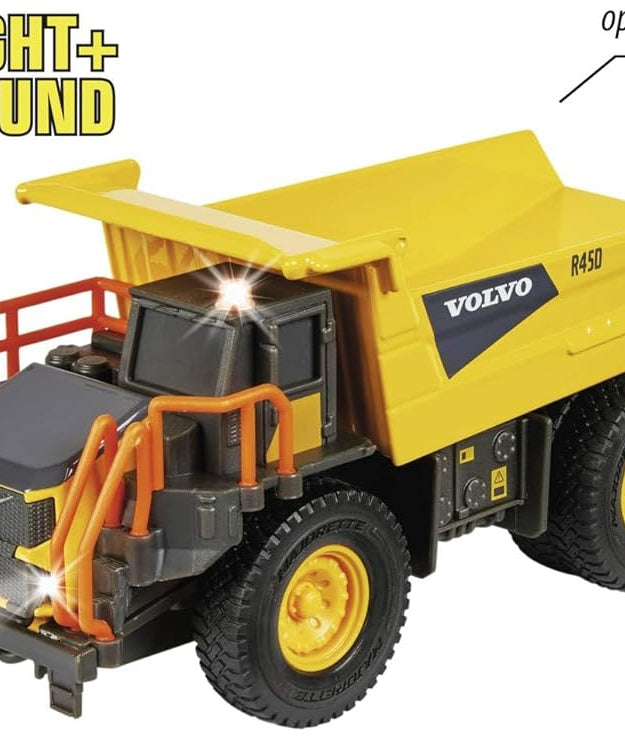 Majorette 213723000 Police Grand Series ConstructionVolvo Hauler Rigid R45D Die-Cast, One Size