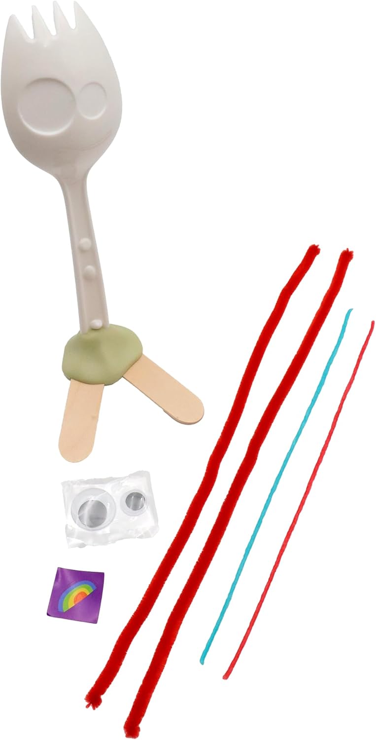 Disney Pixar Toy Story 5 Make Your Own Forky DIY Craft Kit for Kids, Creative Character Building Activity Set with Accessories, Arts and Crafts Toy Ages 3+
