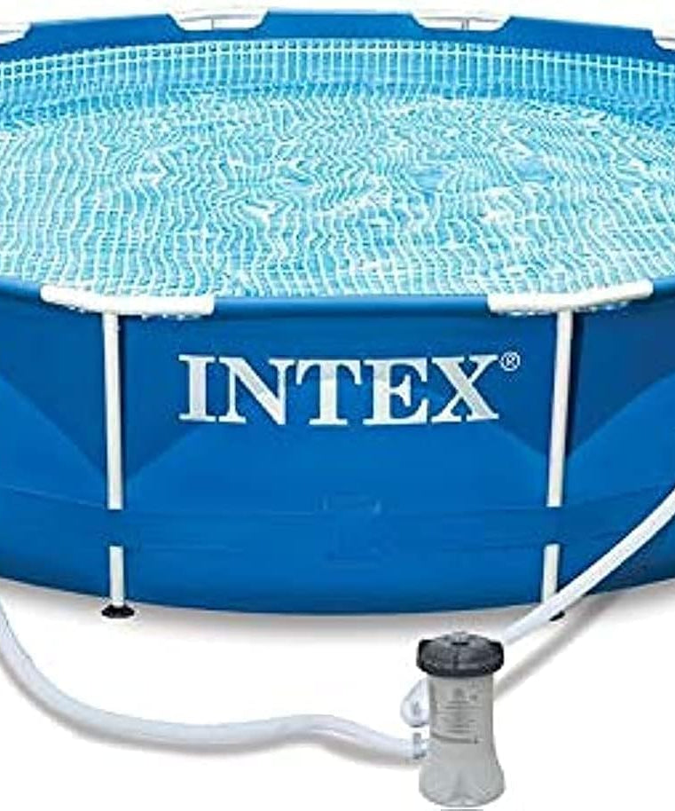 Intex 28212UK Metal Frame Pool Set, Blue, 12 ft x 30-Inch