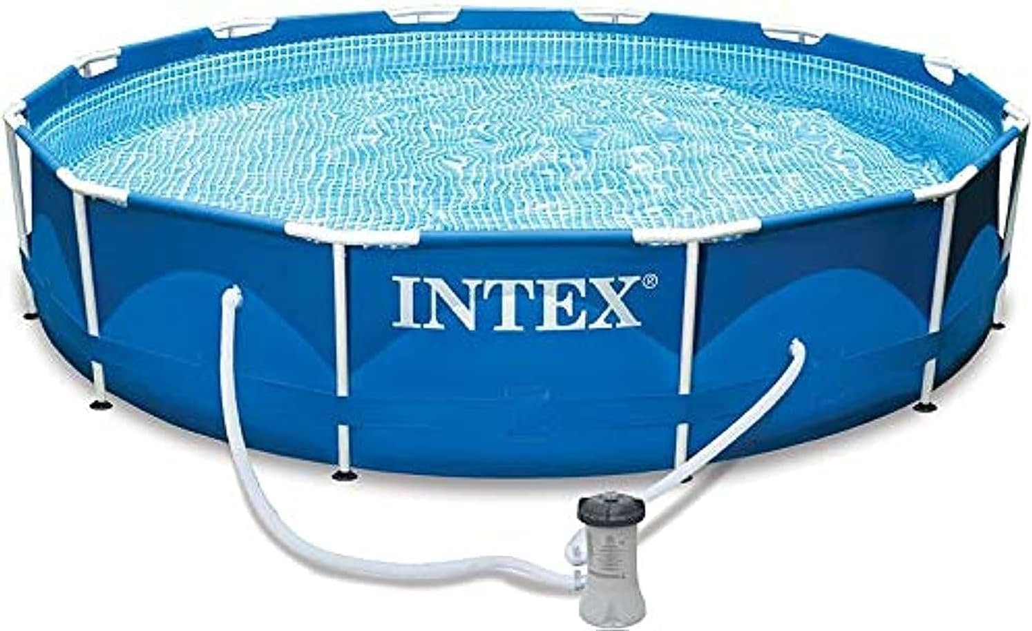 Intex 28212UK Metal Frame Pool Set, Blue, 12 ft x 30-Inch