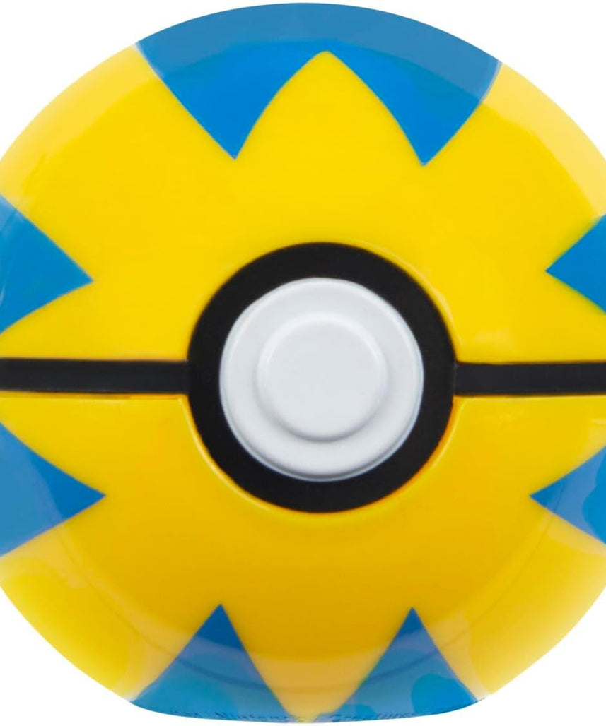 Pokemon Clip n Go - Rotom with Quickball, Action Figures, Official Detailed Figurines, Collectibles, Figure with Poke Ball, 4 Years+